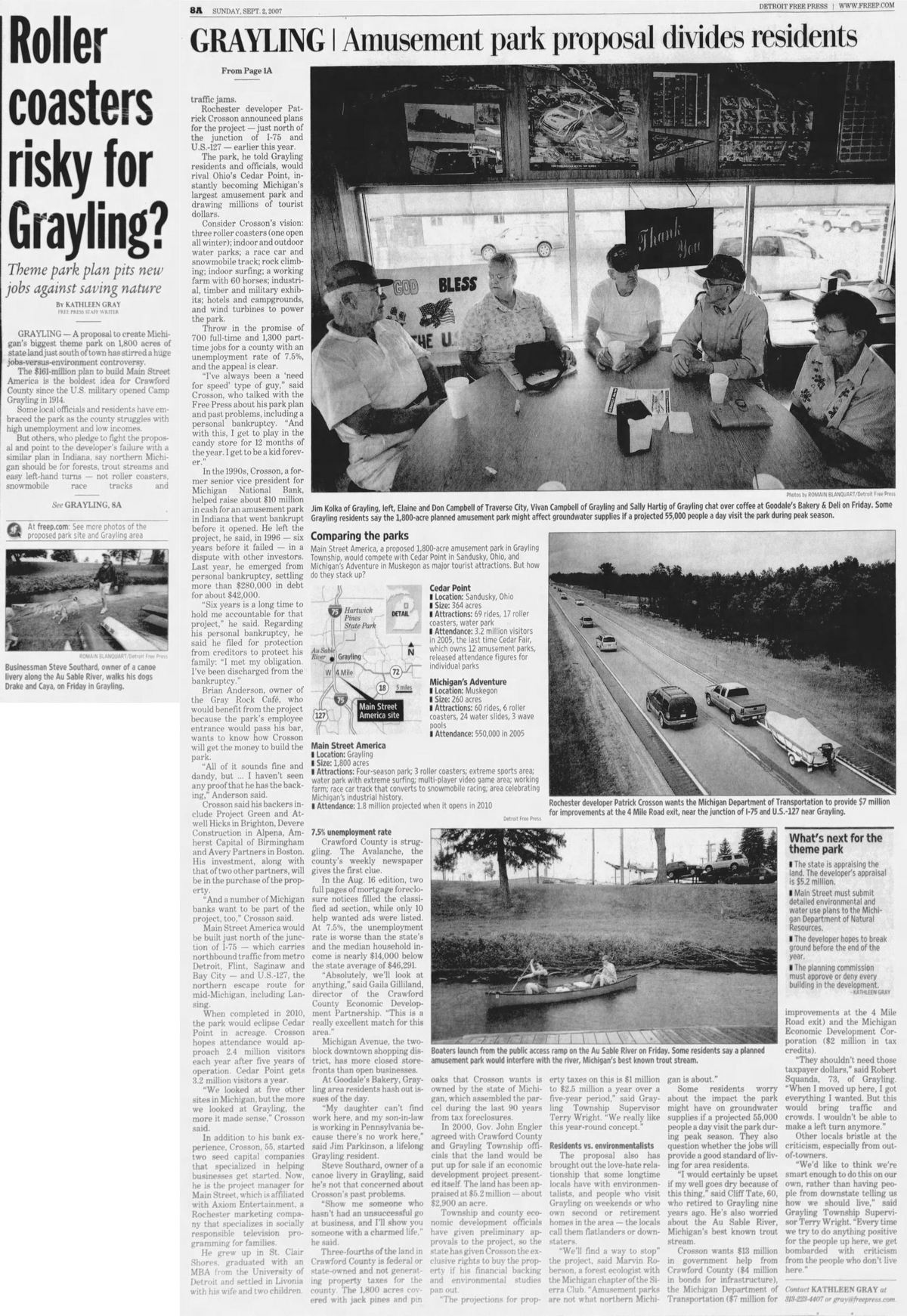 Main Street America Amusement Park (Cancelled) - Sep 2 2007 Article